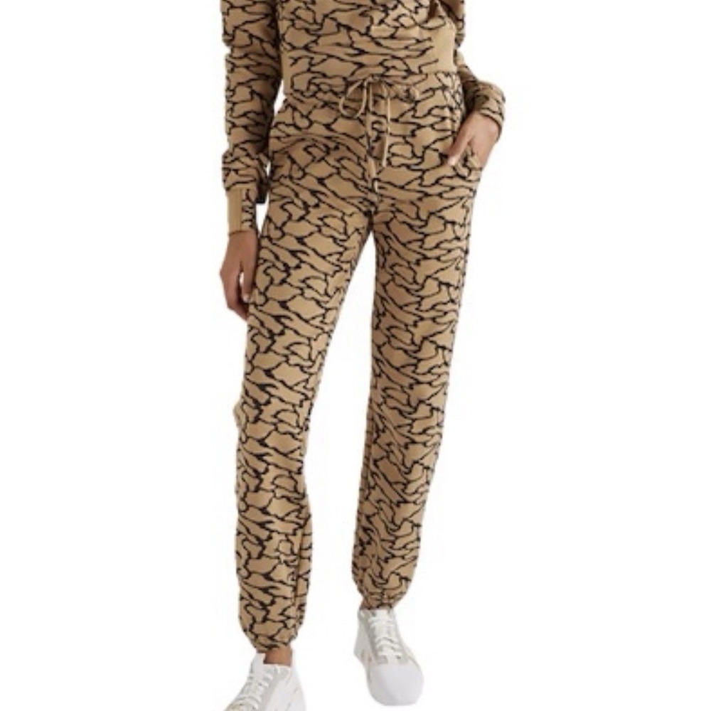 TWENTY MONTRÉAL Hyper Reality cotton-blend jacquard-knit track pants SZ XS